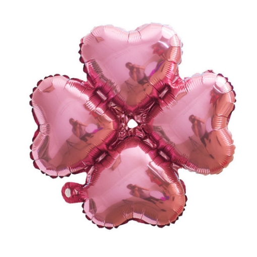 Picture of Pink Flower Shape Foil Balloon 