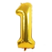 Picture of Golden Number Foil Balloon
