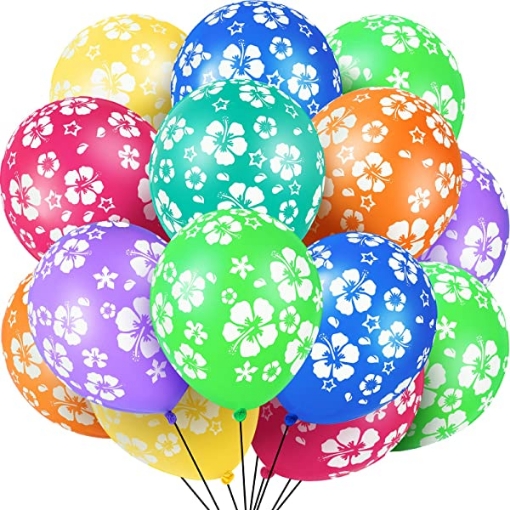 Picture of Assorted Flower Printed balloons 10 Pcs.