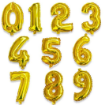 Picture of Golden Number Foil Balloon