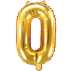 Picture of Golden Number Foil Balloon