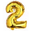 Picture of Golden Number Foil Balloon
