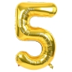 Picture of Golden Number Foil Balloon