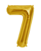 Picture of Golden Number Foil Balloon