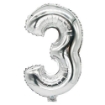 Picture of Silver Number Foil Balloon 