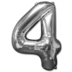 Picture of Silver Number Foil Balloon 