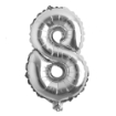 Picture of Silver Number Foil Balloon 