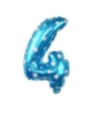 Picture of Blue Stars Number Foil Balloons