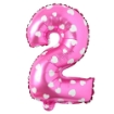 Picture of Pink Heart Numbers Balloons