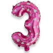 Picture of Pink Heart Numbers Balloons