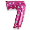 Picture of Pink Heart Numbers Balloons