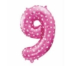 Picture of Pink Heart Numbers Balloons