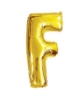 Picture of Golden Letter Shape Foil Balloons