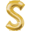 Picture of Golden Letter Shape Foil Balloons