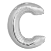 Picture of Silver Letter Shape Foil Balloons 