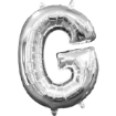 Picture of Silver Letter Shape Foil Balloons 
