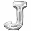 Picture of Silver Letter Shape Foil Balloons 