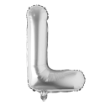 Picture of Silver Letter Shape Foil Balloons 