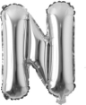 Picture of Silver Letter Shape Foil Balloons 