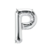 Picture of Silver Letter Shape Foil Balloons 