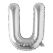 Picture of Silver Letter Shape Foil Balloons 