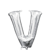 Picture of Silver Letter Shape Foil Balloons 