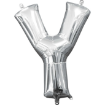 Picture of Silver Letter Shape Foil Balloons 