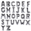 Picture of Silver Letter Shape Foil Balloons 
