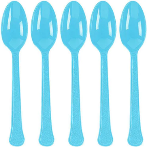 Picture of Caribbean Plastic Spoons 20Pcs