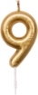 Picture of Golden Mini Number Candle For Birthday Cakes