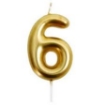 Picture of Golden Mini Number Candle For Birthday Cakes
