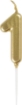 Picture of Golden Mini Number Candle For Birthday Cakes