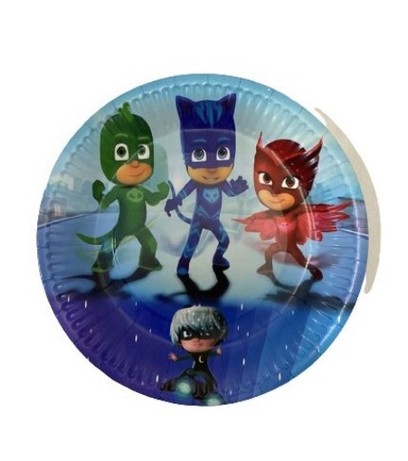 Picture of PJ Masks Round Paper Plates 10 Pcs.