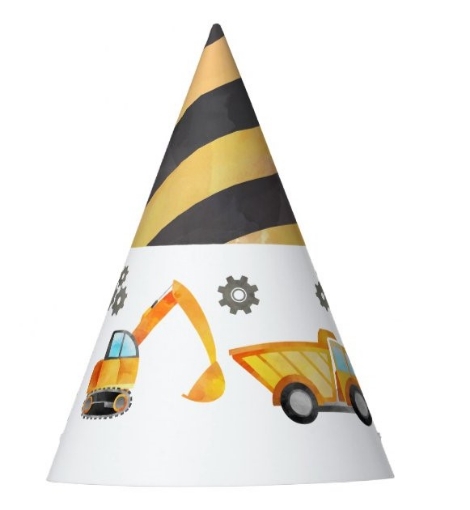 Picture of Construction Birthday Caps