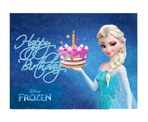 Picture of Frozen Theme Backdrop
