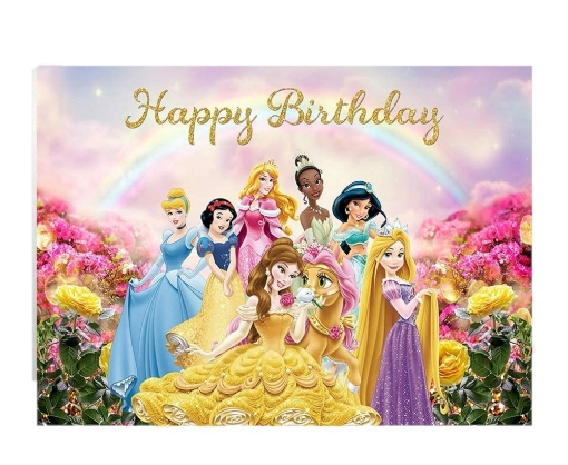 Picture of Princess Theme Backdrop