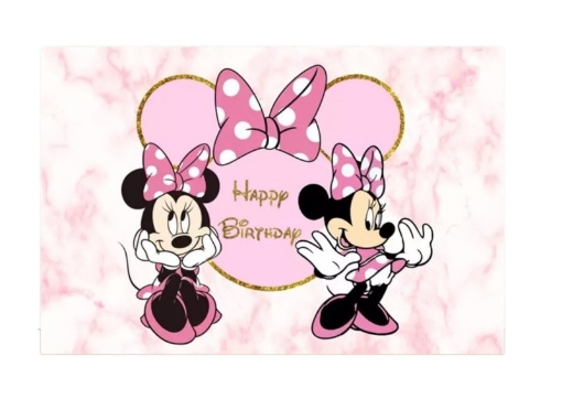 Picture of Minnie Mouse Theme Backdrop