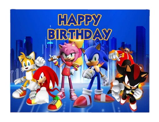 Picture of Sonic Theme Backdrop
