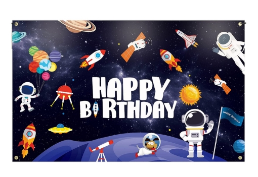 Picture of Space Theme Backdrop