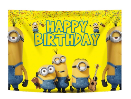 Picture of Minions Theme Backdrop