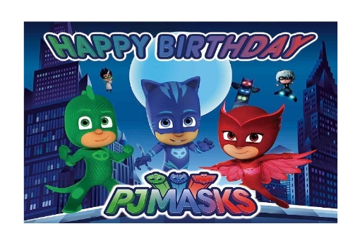 Picture of PJ Masks Theme Backdrop
