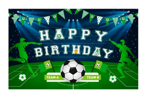 Picture of Soccer Theme Backdrop