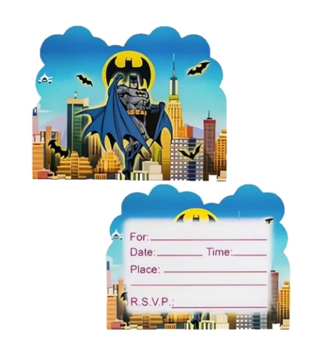 Picture of Batman Invitation Cards