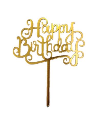 Picture of Happy Birthday Cake Topper