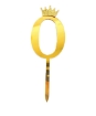 Picture of Golden Numbers Cake Topper
