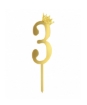 Picture of Golden Numbers Cake Topper