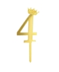 Picture of Golden Numbers Cake Topper