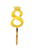 Picture of Golden Numbers Cake Topper