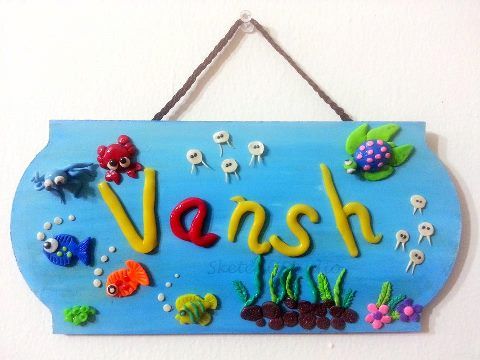 Name plate painting Activity