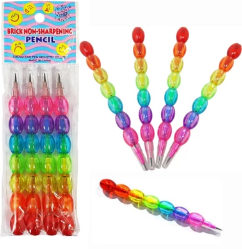 Picture of Rainbow Stacking Non-Sharpening Pencil  